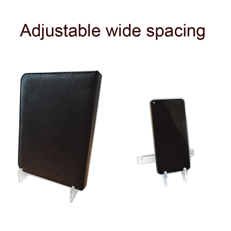 Acrylic Bookshelf Transparent Book Display Stand  Magazine Picture Frame Stand