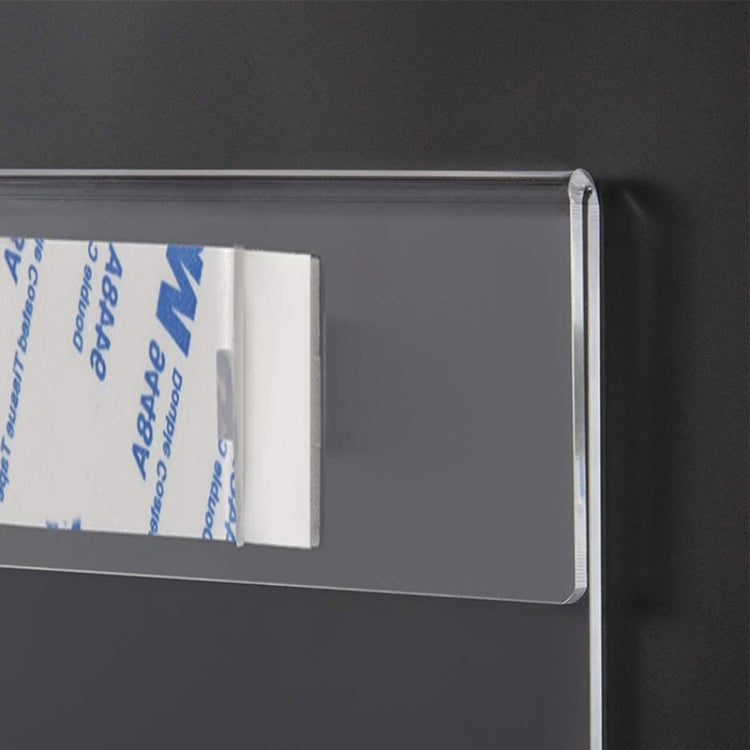 2 PCS 4x6 Inch Wall Mounted Acrylic Signage Bracket Wall Photo Frame