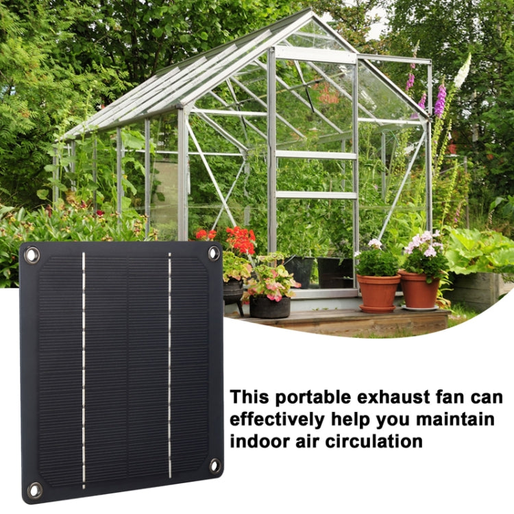 3W High Speed and Long Life Outdoor Solar Pet Exhaust Fan