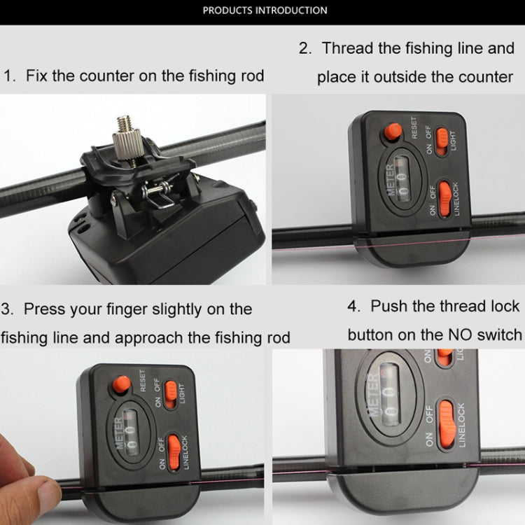 Machinery Manual Fish Line Length Counter