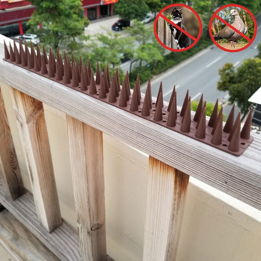 Plastic Bird Repellent Thorns Fence Anti-climb Nails, Brown, Grass Green, Transparent, Grey, Black, White, Brick Red, Green