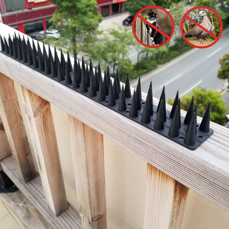 Plastic Bird Repellent Thorns Fence Anti-climb Nails, Brown, Grass Green, Transparent, Grey, Black, White, Brick Red, Green