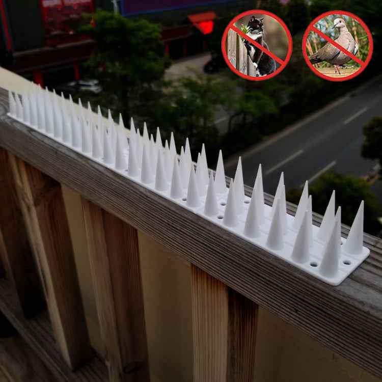 Plastic Bird Repellent Thorns Fence Anti-climb Nails, Brown, Grass Green, Transparent, Grey, Black, White, Brick Red, Green