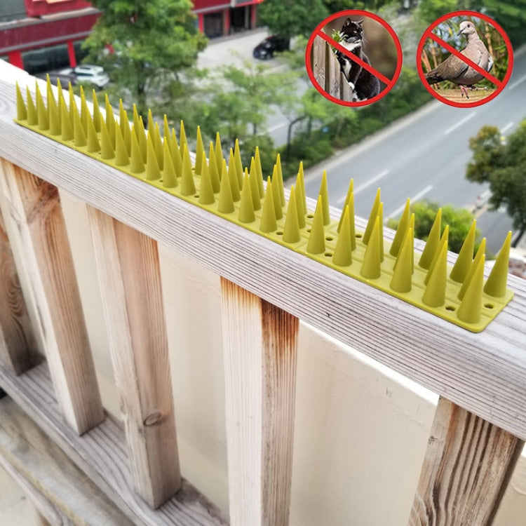 Plastic Bird Repellent Thorns Fence Anti-climb Nails, Brown, Grass Green, Transparent, Grey, Black, White, Brick Red, Green
