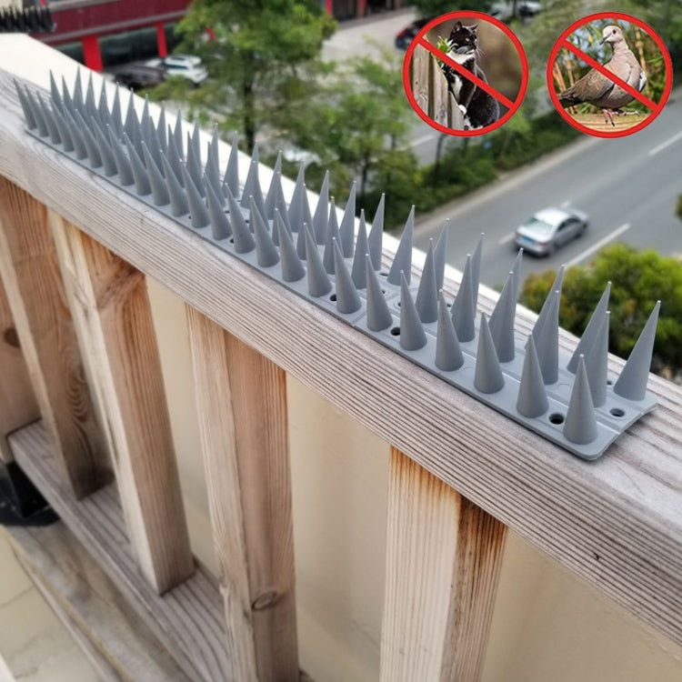 Plastic Bird Repellent Thorns Fence Anti-climb Nails, Brown, Grass Green, Transparent, Grey, Black, White, Brick Red, Green