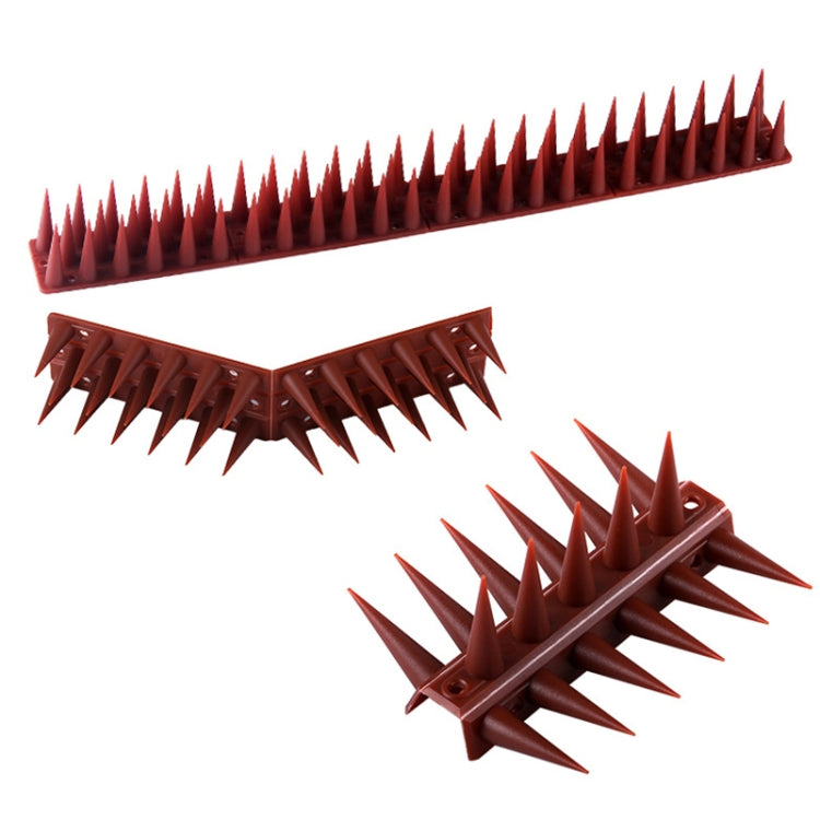 Plastic Bird Repellent Thorns Fence Anti-climb Nails, Brown, Grass Green, Transparent, Grey, Black, White, Brick Red, Green