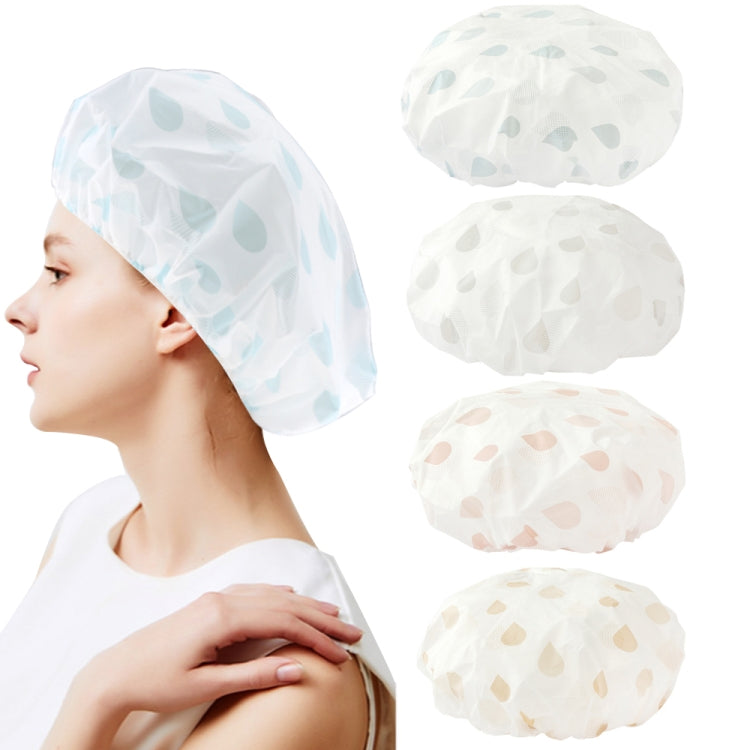 Waterproof Shower Hat Adult Women Bathing Hair Cover Anti-fume Hair Cover, 1 PCS Pink, 1 PCS Apricot, 1 PCS Grey