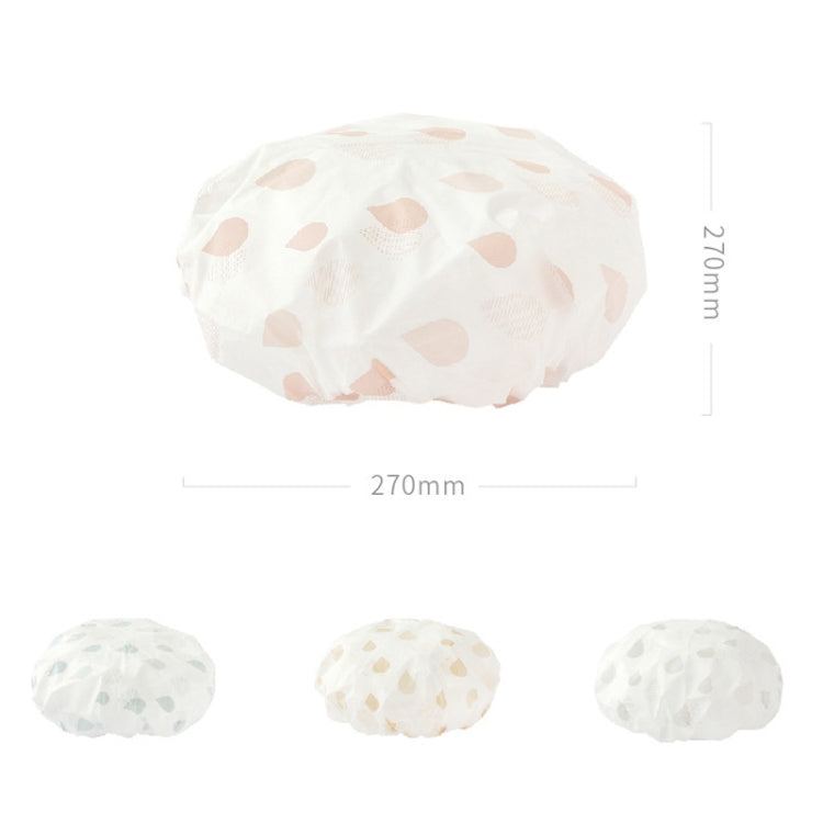 Waterproof Shower Hat Adult Women Bathing Hair Cover Anti-fume Hair Cover, 1 PCS Pink, 1 PCS Apricot, 1 PCS Grey