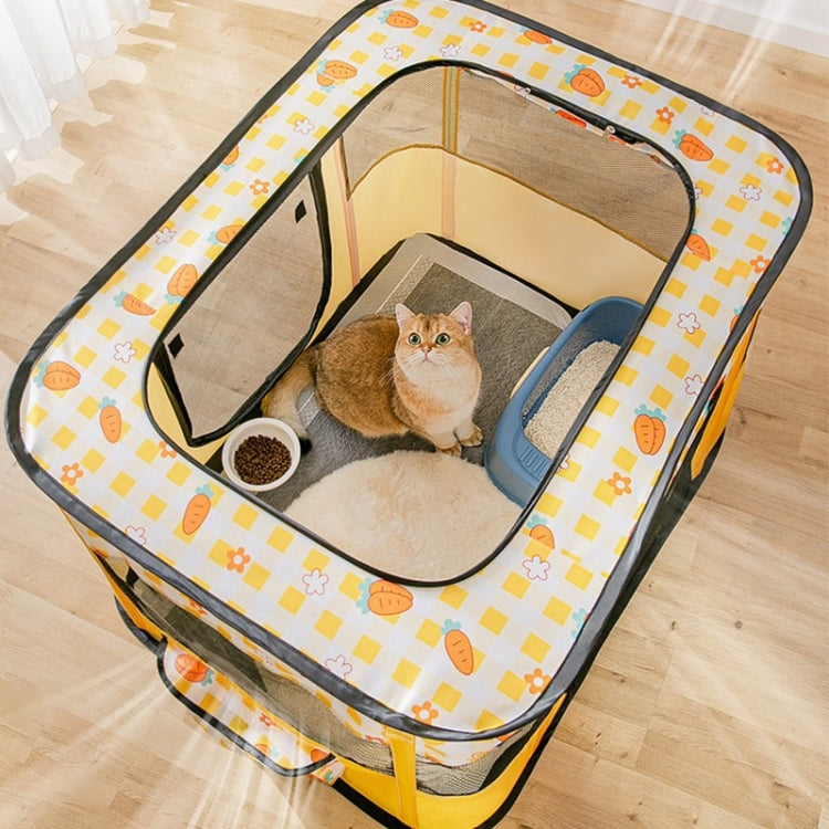 Rectangular Foldable Pet Fence Dog and Cat Litter Pet Delivery Room