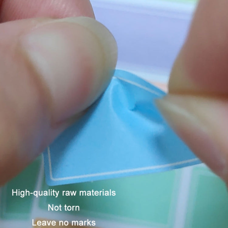 5 Packs Children Colorful Square Label Classification Stickers