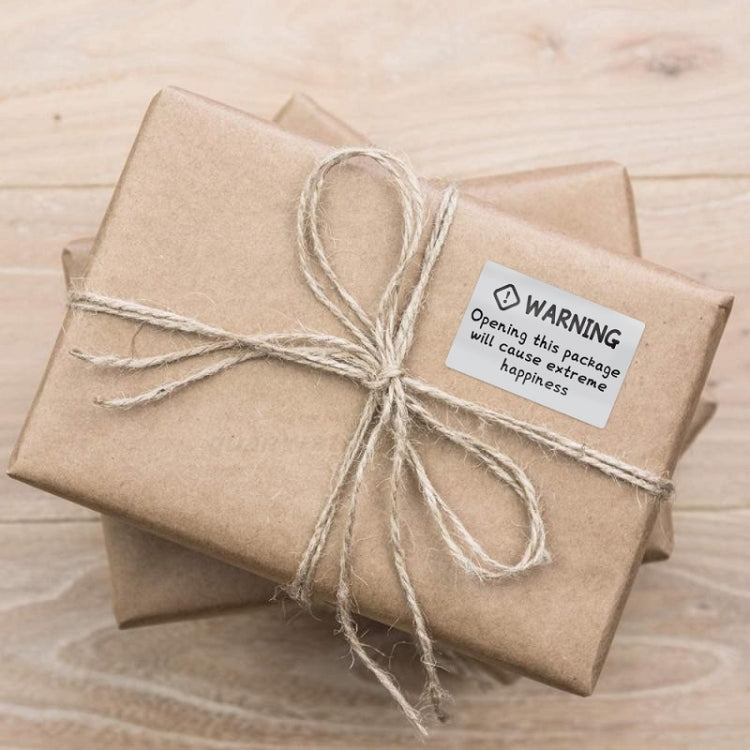Warning That Opening This Package Will Bring Great Happiness Sealing Sticker