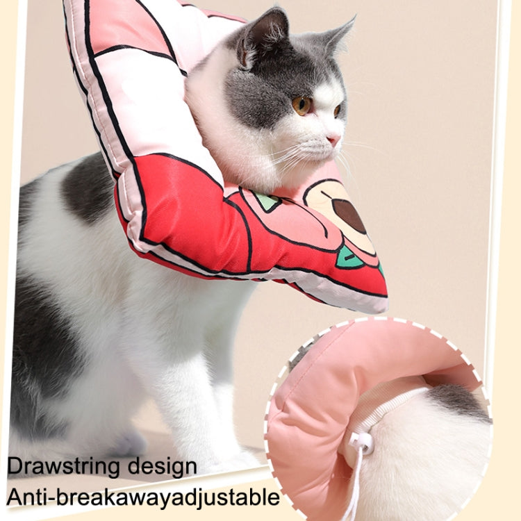 Cat Elizabeth Collar Kitten Anti-licking Collar Head Cover, Size: