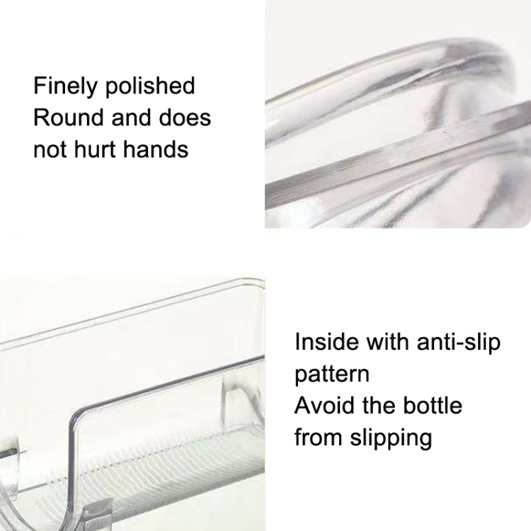 PET Layered Red Wine Stand Refrigerator Beer Beverages Storage Box