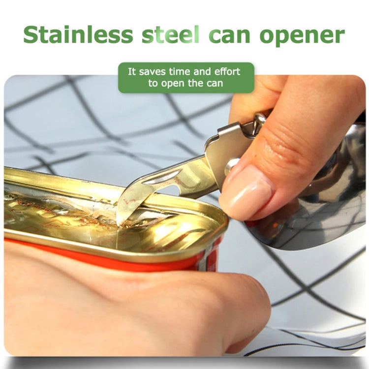 6-in-1 Folding Tableware (Fork/Knife/Spoon/Bottle Opener) for Camping and Survival