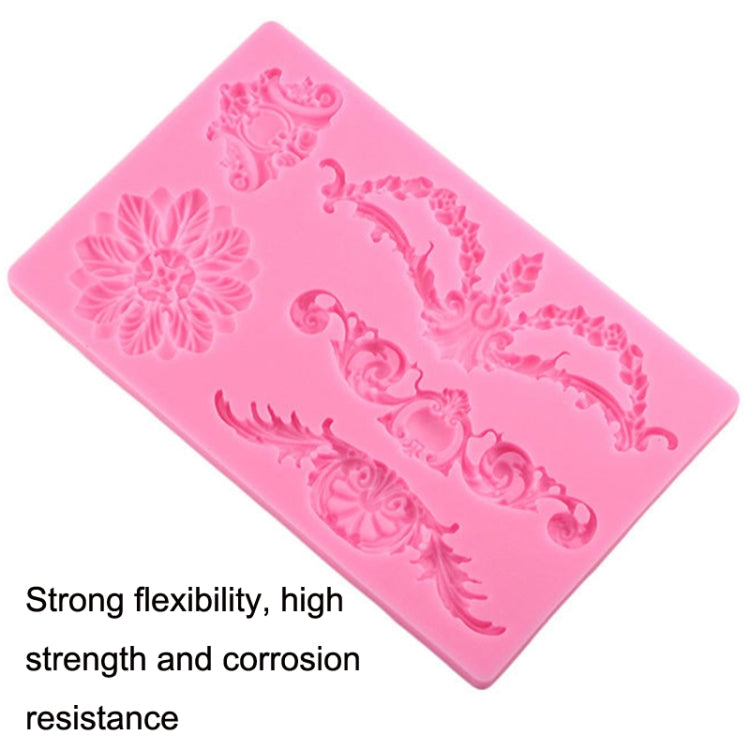 Cake Border Floral Fondant Silicone Mold