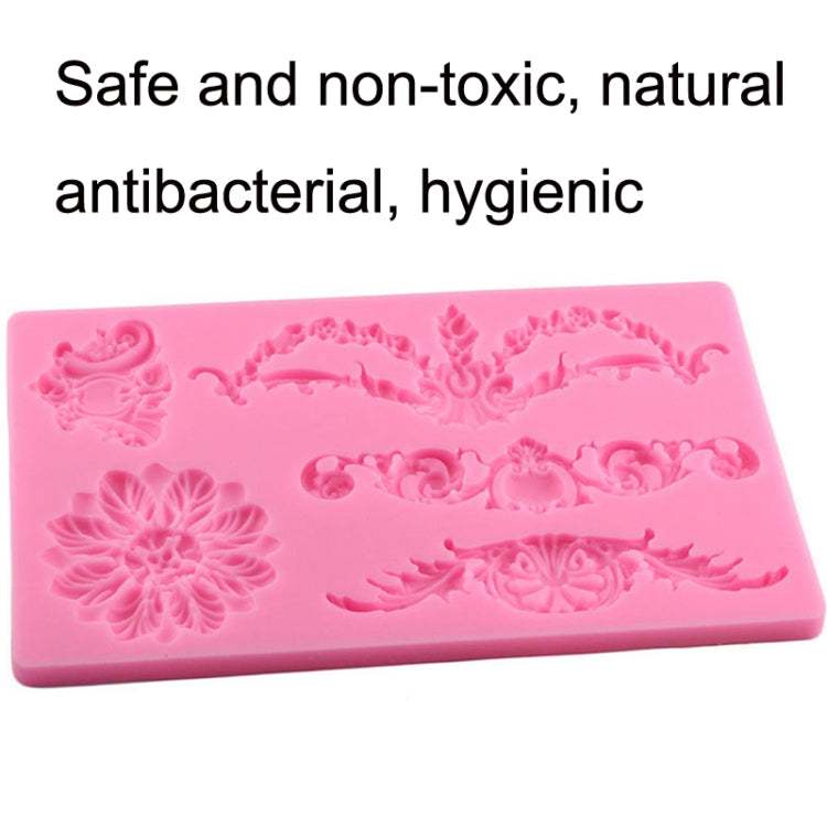 Cake Border Floral Fondant Silicone Mold