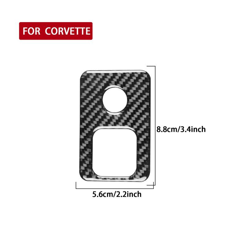 For Chevrolet Corvette C8 Electronic Handbrake Switch Frame Sticker