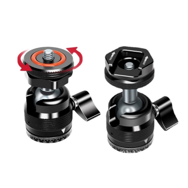 2 PCS 360 Panoramic Ball SLR Camera Photography Head