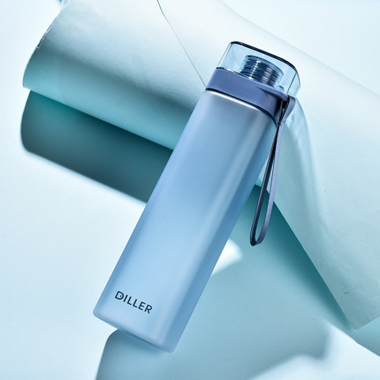 Diller D8646 Square Shape Fitness Leakproof Water Bottle