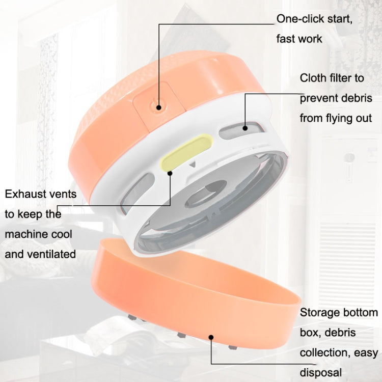 2PCS Desktop Mini Vacuum Cleaner Rubber Confetti Keyboard Cleaner