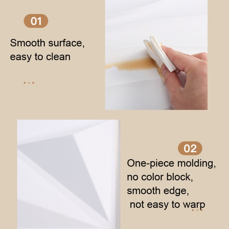 PVC Material Stereo 3D Shooting Background Board Photo Props,50 X 50cm