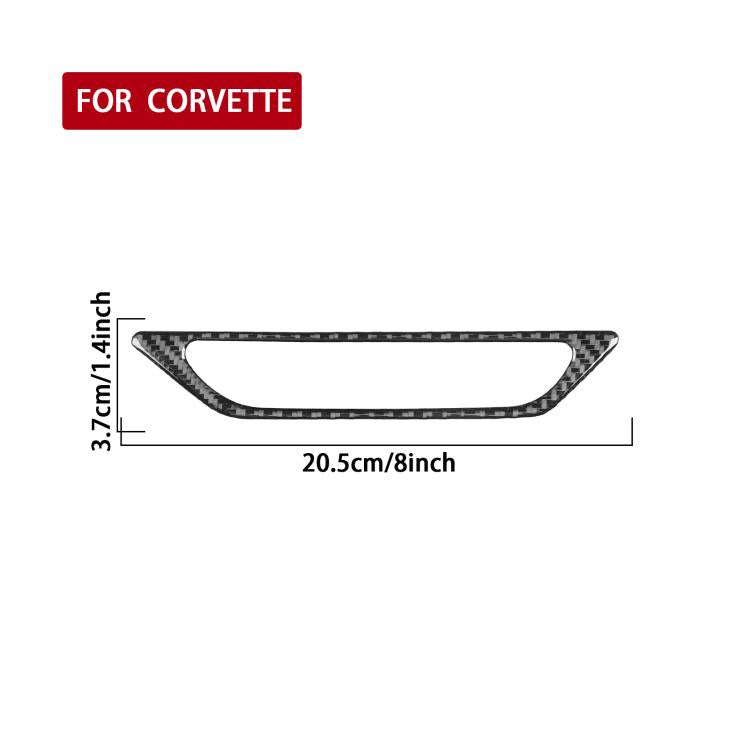 For Chevrolet Corvette C8 Trunk Handle Decoration Sticker