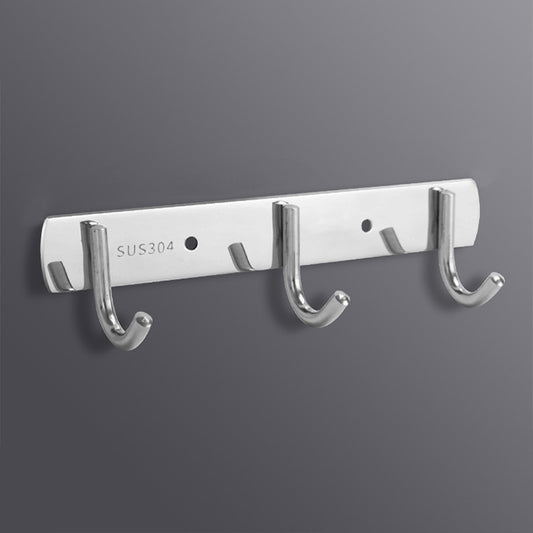 304 Stainless Steel No Punching Door Rear Coat Hook