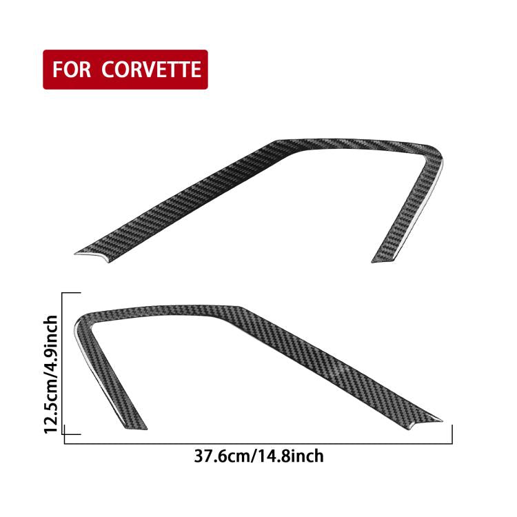 For Chevrolet Corvette C8 2pcs /Set Car Door Speaker Frame Sticker