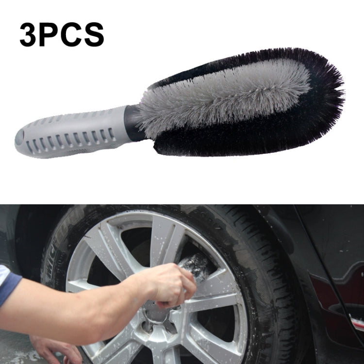 3 PCS Car Tire Brush Carpet Foot Pad Brush, Style: