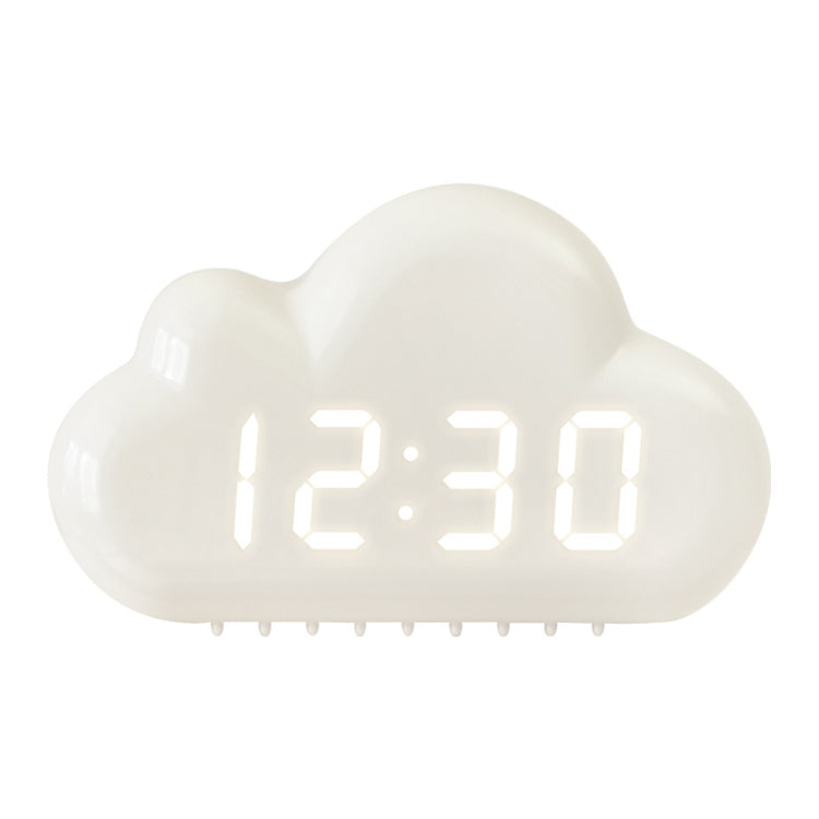 1966 Cute Cloud Shape Voice-activated LED Bedside Alarm Clock