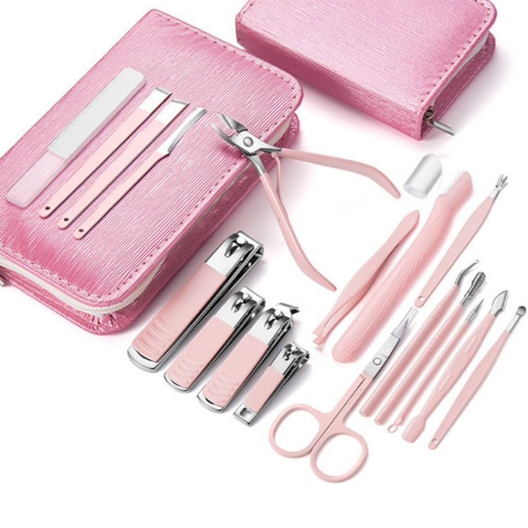 Stainless Steel Nail Clipper Set Beauty Eyebrow Trimmer, Color:, 26 PCS/Set Silver