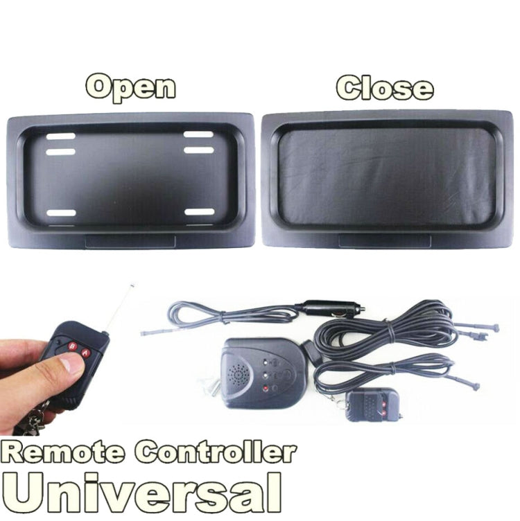 US Standard Rolling Shutter Car License Plate Frame License Plate Bracket