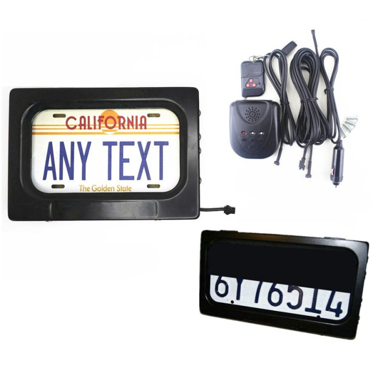 US Motorcycle License Plate Cover Frame Roller Blind License Plate Bracket, Roller Blind License Plate Bracket