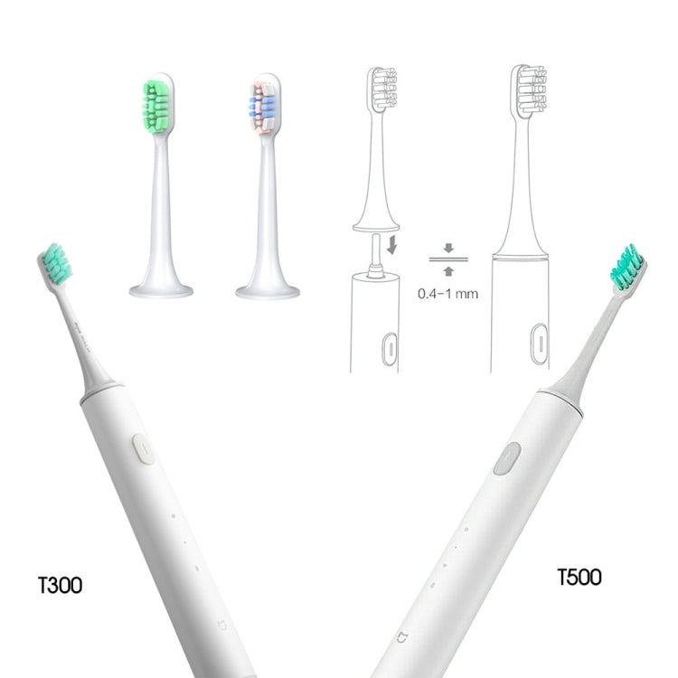 2 PCS For Xiaomi Mijia T300 T500 Electric Toothbrush Replacement Head