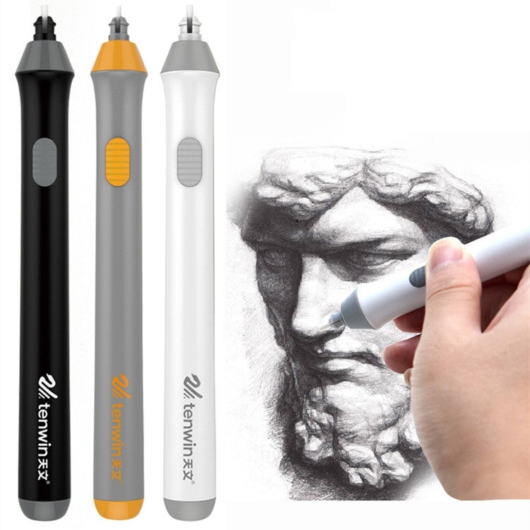 Tenwin 8302 Adjustable Electric Eraser With Rubber Refills For Sketch Drawing Erasing