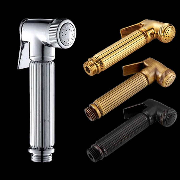 Multifunctional Wome Washers Pressure With Water Stop Woman Wash Nozzle, Style:, Antique, Antique + Hose + Bracket, Chrome, Gold, Black Antique