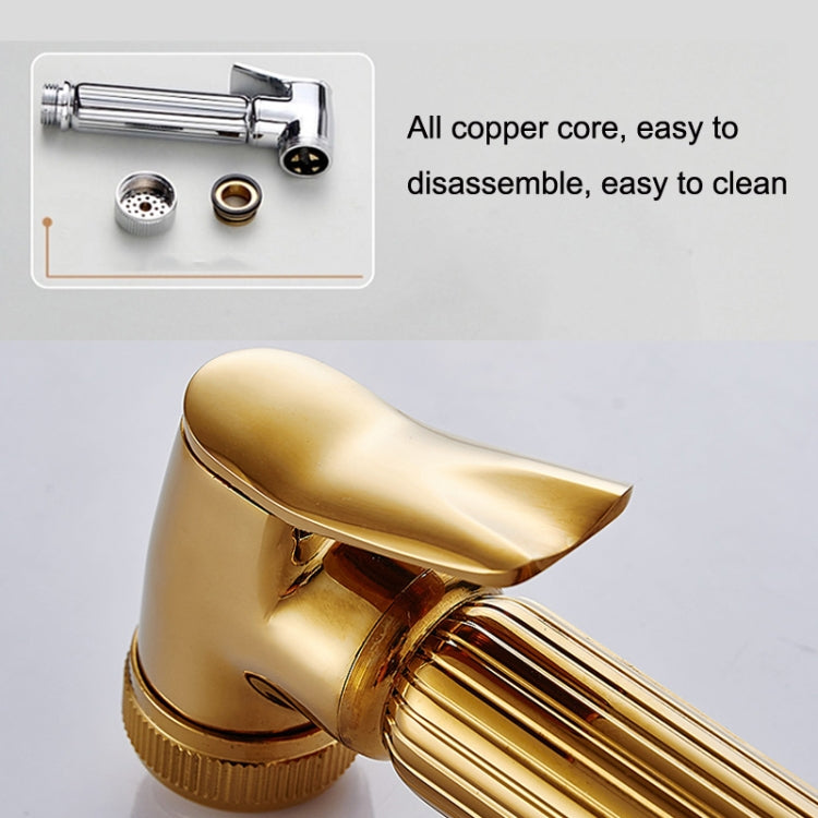 Multifunctional Wome Washers Pressure With Water Stop Woman Wash Nozzle, Style:, Antique, Antique + Hose + Bracket, Chrome, Gold, Black Antique