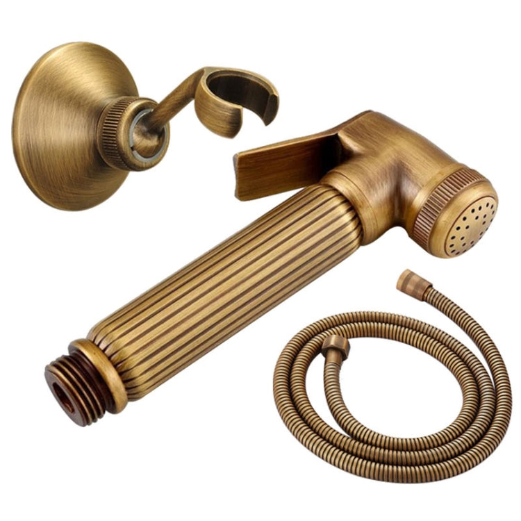 Multifunctional Wome Washers Pressure With Water Stop Woman Wash Nozzle, Style:, Antique, Antique + Hose + Bracket, Chrome, Gold, Black Antique