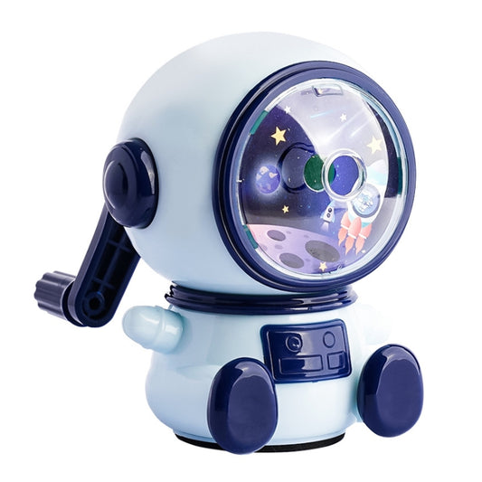 Cartoon Hand-cranked Automatic Pencil Sharpener, Style:, Astronaut (Dark Blue), Astronaut (Light Blue), Astronaut (Pink)