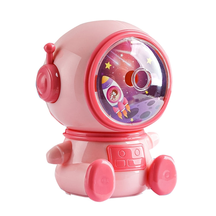 Cartoon Hand-cranked Automatic Pencil Sharpener, Style:, Astronaut (Dark Blue), Astronaut (Light Blue), Astronaut (Pink)