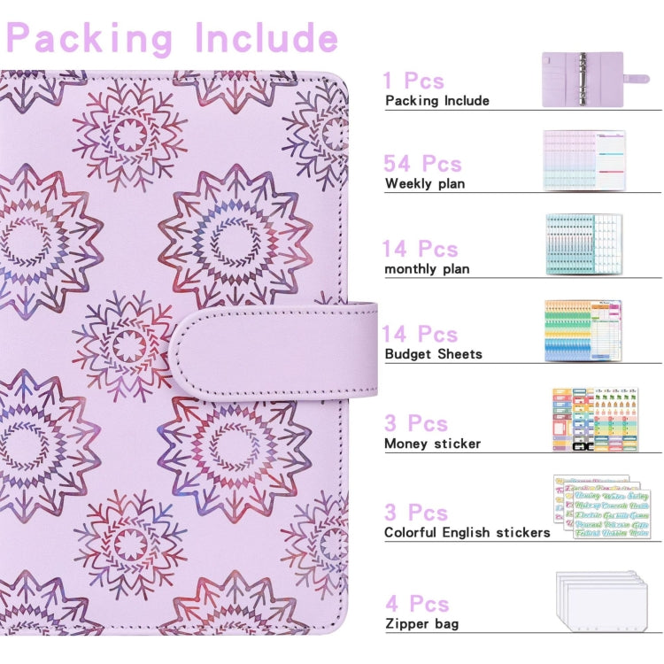 A6 Cash Budget Book Schedule Weekly Plan Monthly Plan Loose-leaf Notepad