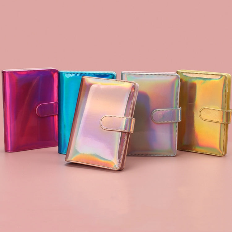 Laser Macaron Loose-leaf Notebook A6 Notepad Shell Without Inner Pages