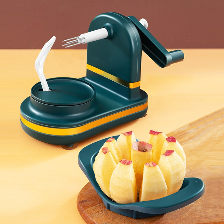 Hand Crank Fruit Peeler Apple Divider Dicer