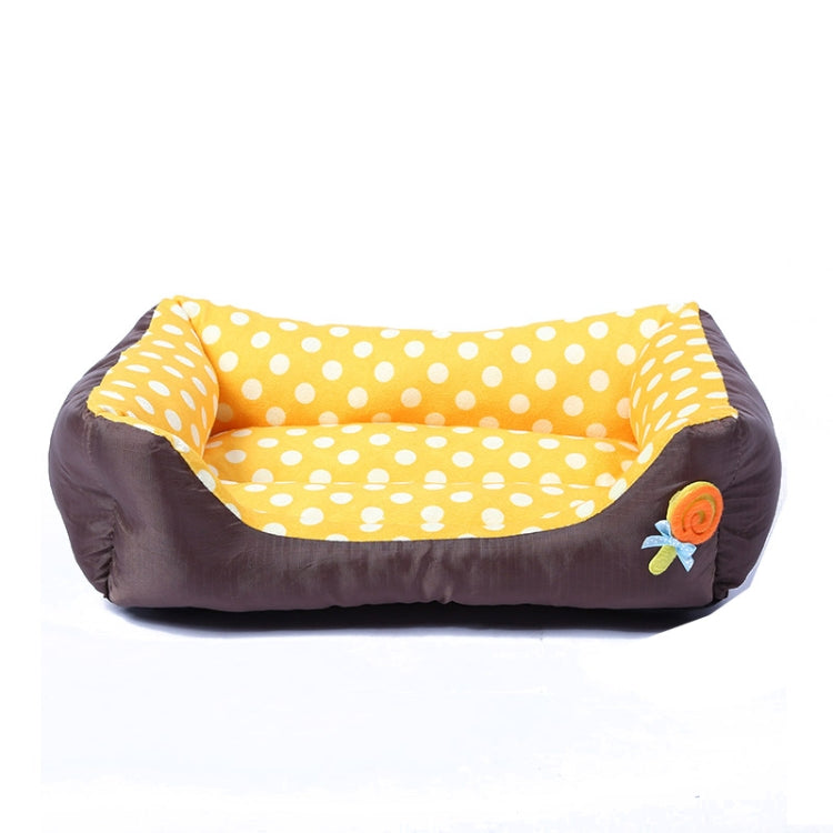 Cartoon Pet Kennel Square Cushion For Small And Medium Pet