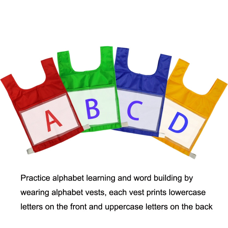Sports Vest Game Number Alphabet Teaching Vest