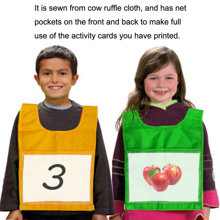 Sports Vest Game Number Alphabet Teaching Vest
