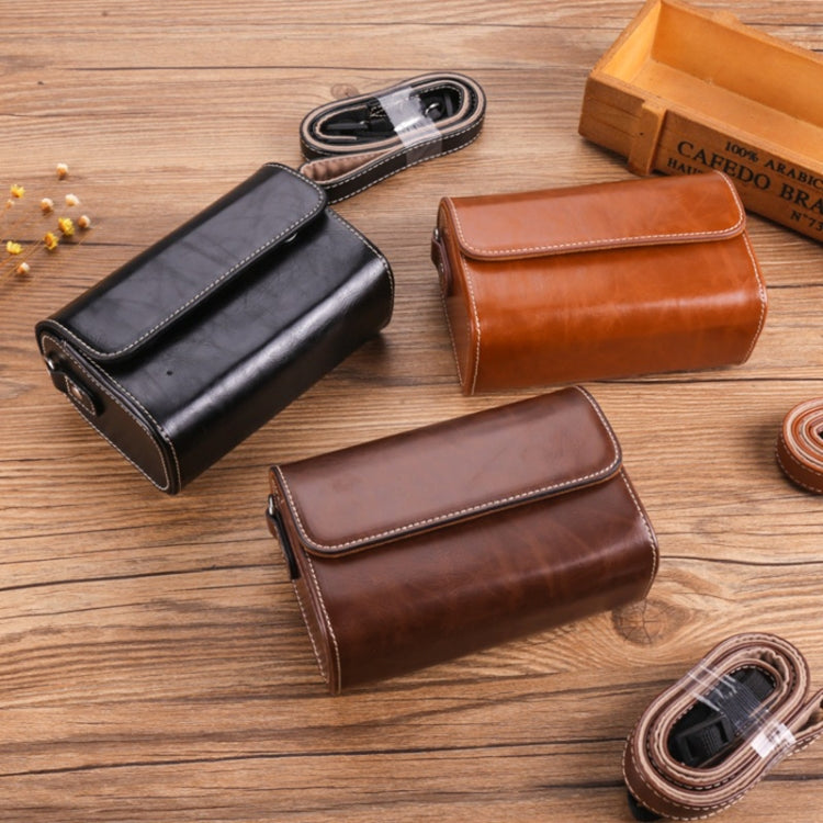 For Canon G7X3 / G5X2 / Sony ZV1RX1007 / Guang GR3 Camera Leather Case