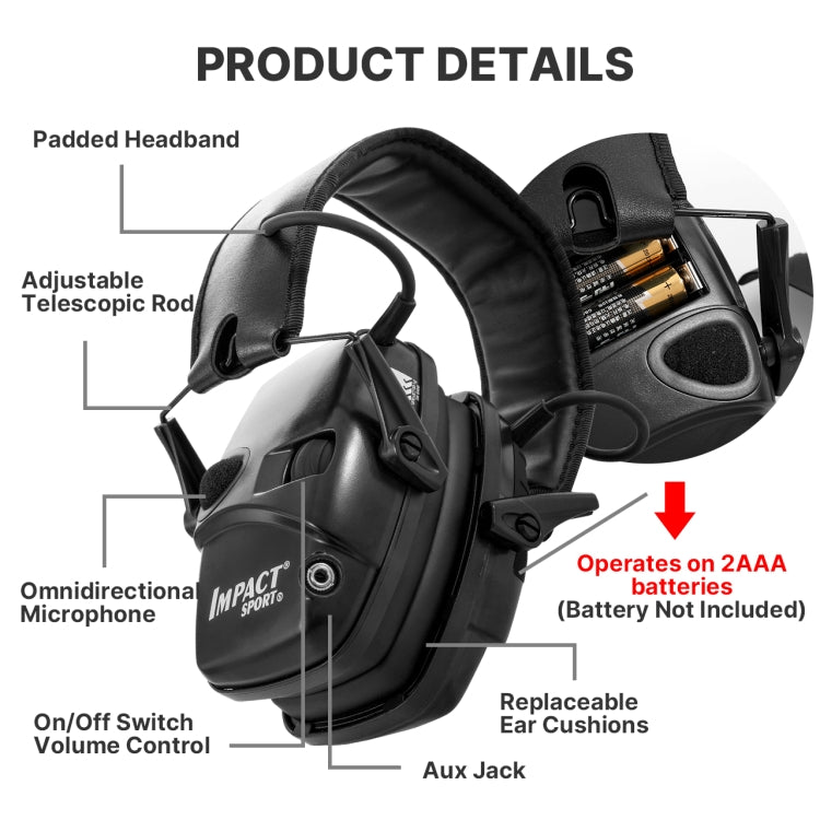 Noise-cancelling Headphones Noise-isolating Earmuffs For Outdoor Work