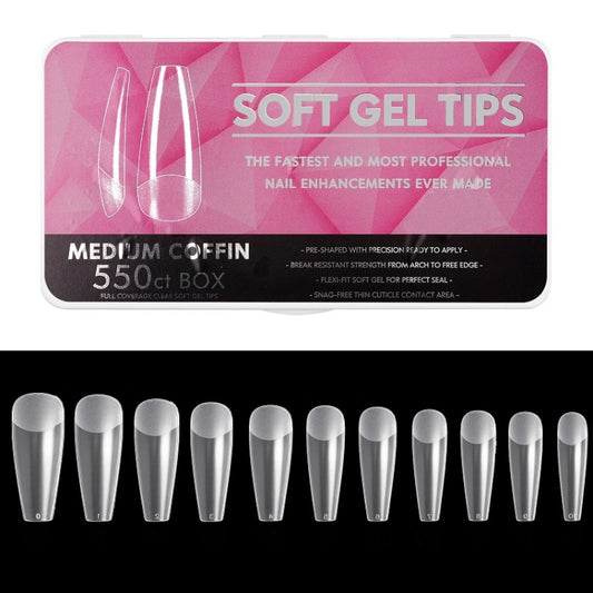 Scratch-free Ultra-thin Seamless Manicure Nail Plate, Shape:, 01 Frosted T Type, 02 Half Sand Water Droplets, 03 Half Sand Short Ballet, 04 Half Sand Short Water Drop, 05 Denim, 06 Long Denim, 07 Long Ballet, 08 Long Arc, 09 Long Water Pipe