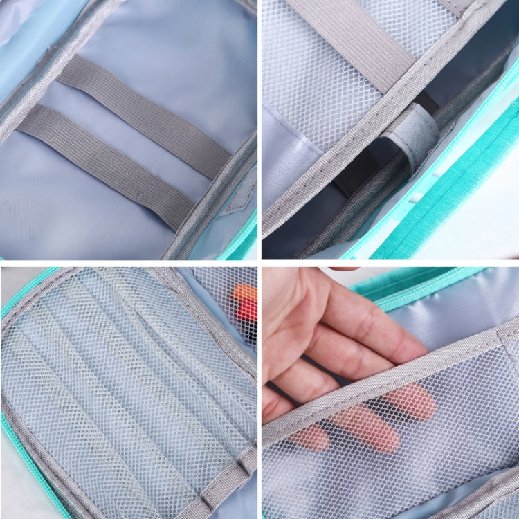 Large Capacity Multi-layer Portable Stationery Bag Canvas Pen Bag